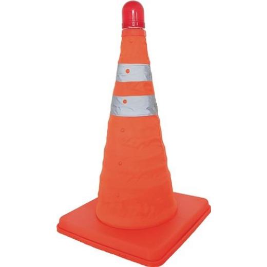 Leitkegel H.450mm faltbar,m.Nylonbezug G.0,38 kg,25x25cm HP AUTOZUBEHÖR