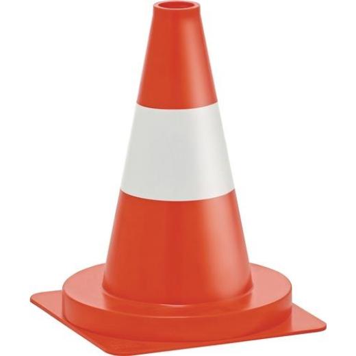 Leitkegel H.320mm tagesleuchtend G.0,4 kg,23x23cm | 25 Stück