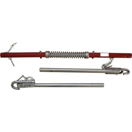 Abschleppstange verz.L1800xB70xH55mm 5,1kg rot/silber HP AUTOZUBEHÖR