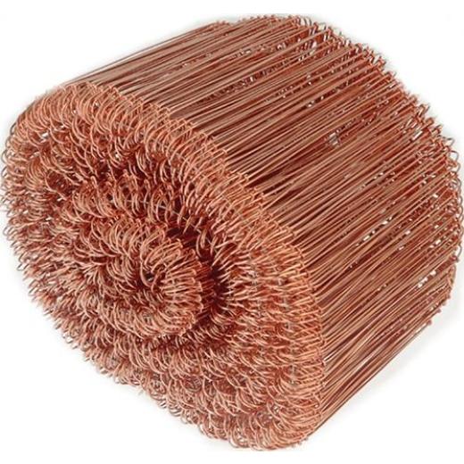 Betonbindedraht D.1mm L.120mm einfach · verkupfert H+R | 1000 Stück