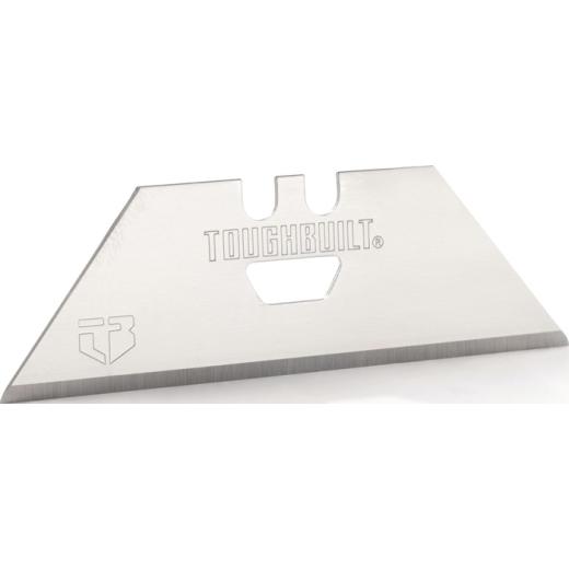 Trapezklinge L61xB19xS0,65mm Titan-beschichtet m.Lochung 3 Pack./je 10 Klingen