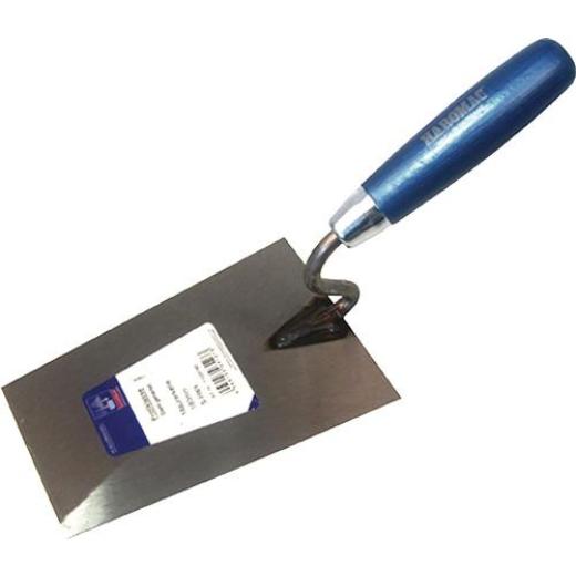 Maurerkelle L.270mm B.125mm Buchenholzgriff gehär.Qualitätsst.HAROMAC