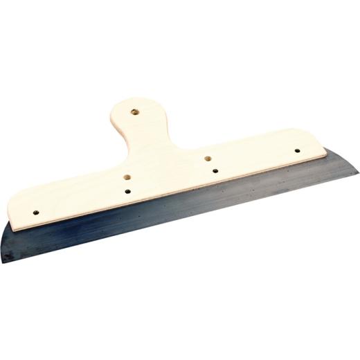 Flächendekorspachtel B.250mm Holzgr.poliertes Stahlblatt HAROMAC
