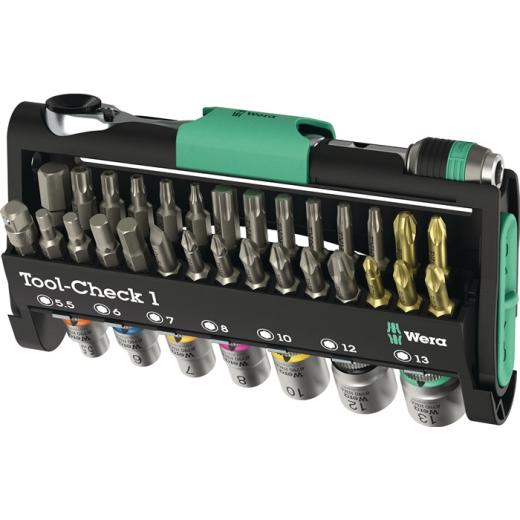 Bit-/Steckschlüsselset Tool-Check 1 38-tlg.WERA