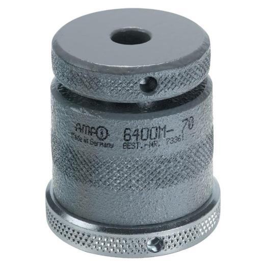 Schraubbock Nr.6400M Gr.62 m.flacher Auflage u.Magnetfuß H.52-62mm AMF