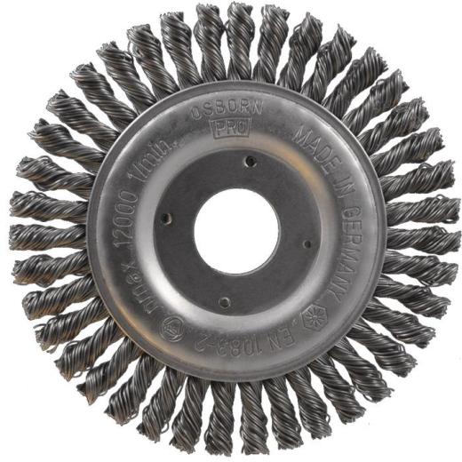 Pipelinebürste D.178mm Drahtstärke 0,5mm STA 6mm 12000min-¹ OSBORN