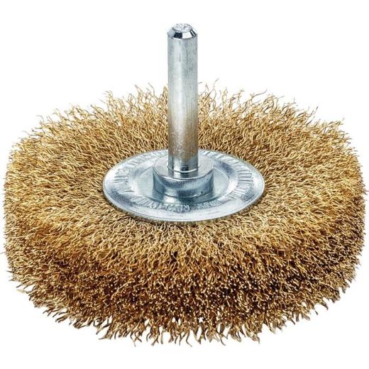 Rundbürste D.70mm Drahtstärke 0,2mm MS 12mm 15000min-¹