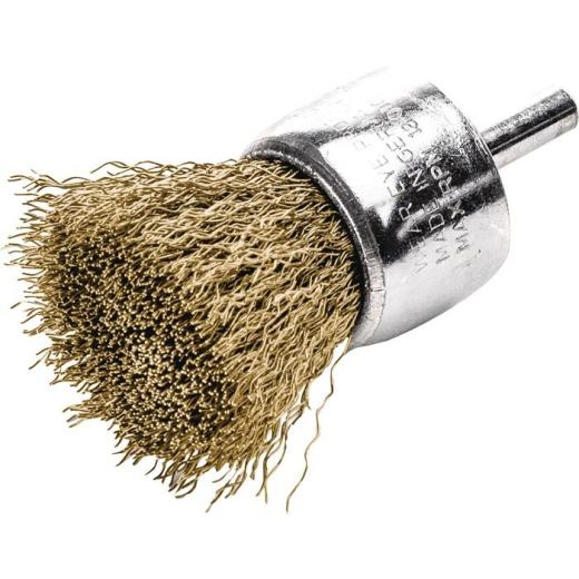 Rundbürste D.30mm Drahtstärke 0,20mm MS gewellt 18000min-¹ 10 LESSMANN