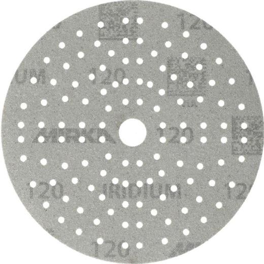 Haftschleifscheibe IRIDIUM Grip 121L 150mm K.120 f.HO/Metall/Lack/Ku. | 100 Stück