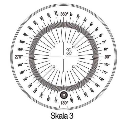 Standlupe Tech-Line Vergr. 8x Vario Skala 1,2,3,4,5 6tlg. Schweizer