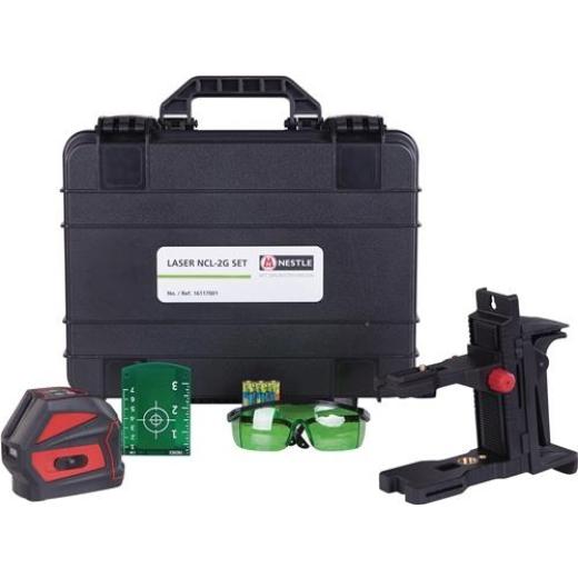 Kreuzlinienlaser NCL-2G SET 20 (50 m.Empfänger)m ± 3 mm/10m NESTLE