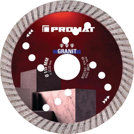 Diamanttrennscheibe Univ.GRANIT PRO D.350mm Bohr.25,4mm Seg.-H.10mm