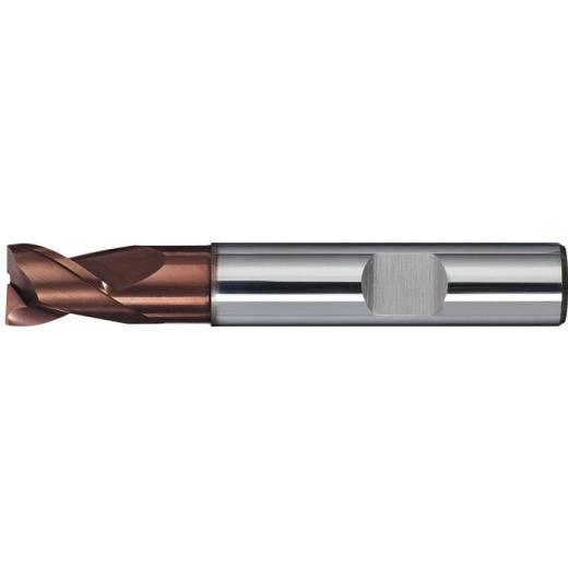 Bohrnutenfräser DIN 6527K Typ N, Ø 20 mm VHM TiAlN HB Z.2 kurz TECWERK