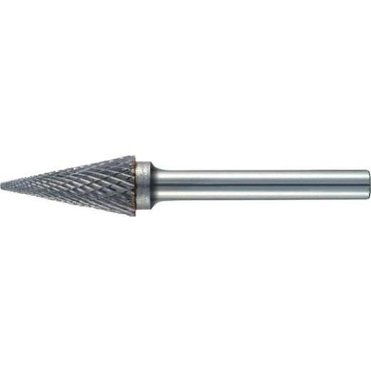 Frässtift SKM Ø 6 mm Kopf-L.13 mm Schaft-Ø 3 mm HM Verz.Kreuz PROMAT