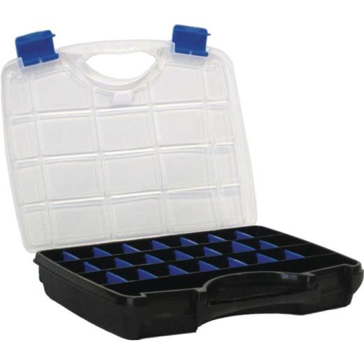 Sortimentskasten Basic Line B460xT350xH81mm 26 Fächer m.Profilraster