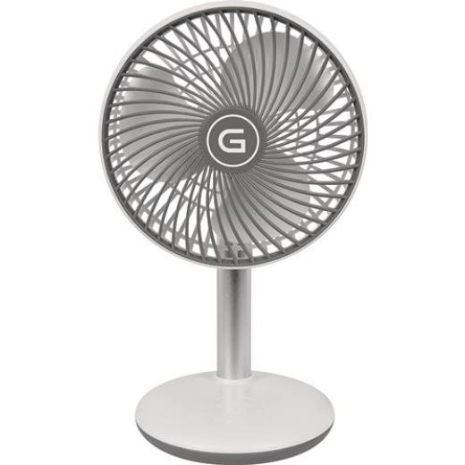 Akku-Tischventilator VENTI 3010 R D.15cm H.288mm 220-240/50 V/Hz weiss GUTFELS