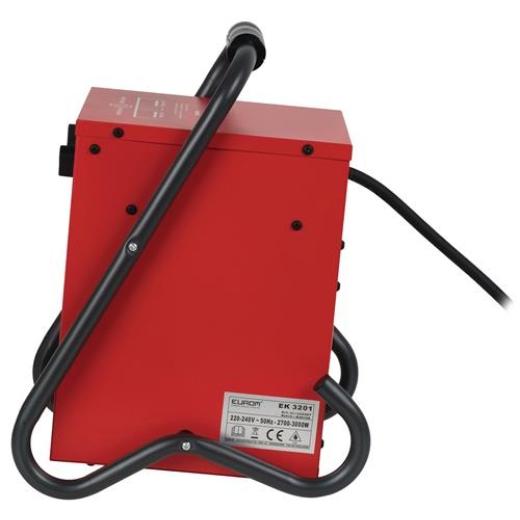 Elektroheizer 308,88 m³/h 1000/2000/3000 W 16 A EUROM
