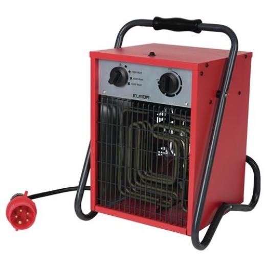 Elektroheizer 190 m³/h 0/2500/5000 W 16 A EUROM