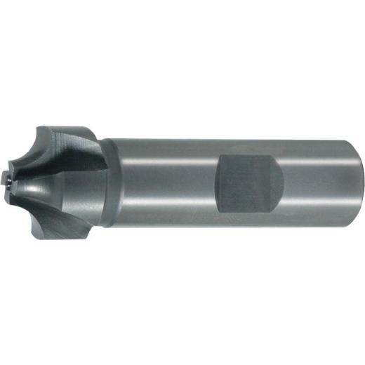 Viertelkreisprofilfräser DIN 6518B Typ N, R.2 mm Ø 10 mm HSS-Co Weldon