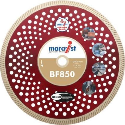 Diamanttrennscheibe BF850 D.300mm Bohr.20mm Seg.-H.12mm Seg.-S.3mm
