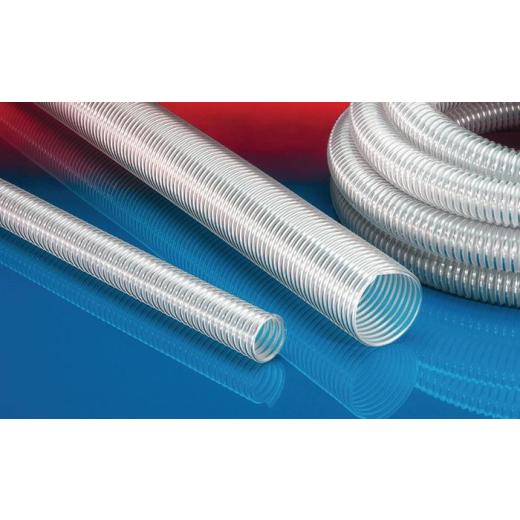 Förderschl.AIRDUC® PUR-INOX 356 FOOD-AS ID 50mm AD 61mm L.10m Wandst.5.5mm Rl. | 10 Stück