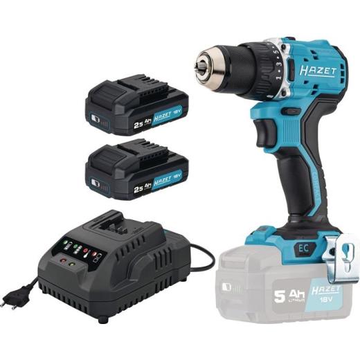 Akku-Bohrschrauber 9530-1/4 18V 2,5Ah 1,5-13mm HAZET