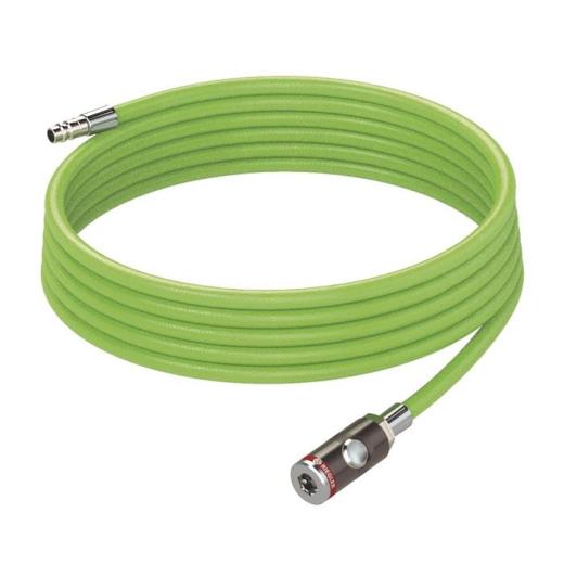 Gewebeschlauchset ID 9mm AD 15mm L.5m leuchtgrün