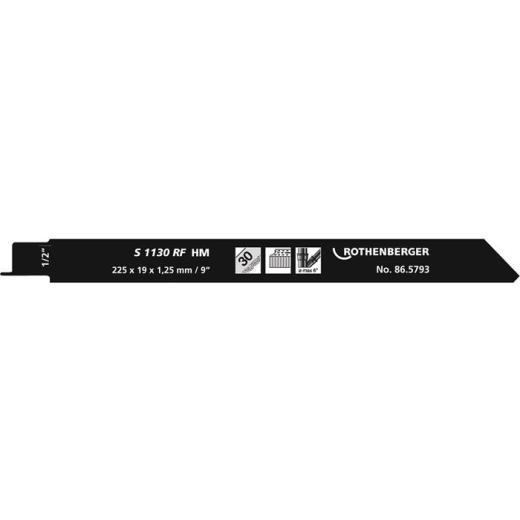 Säbelsägeblatt S 1130 RF L.225mm B.20mm 5 St./Karte ROTHENBERGER
