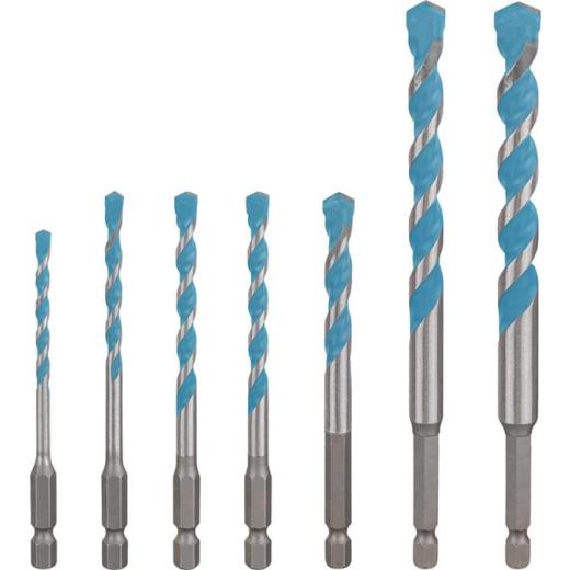 Bohrer-Set EXPERT HEX-9 Multi Construction 7-tlg.4/5/6/6/8/10/12 mm BOSCH