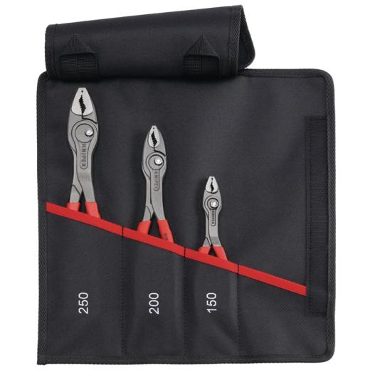 Greifzangenset TwinGrip® Inh.3-tlg.atram.Rolltasche KNIPEX