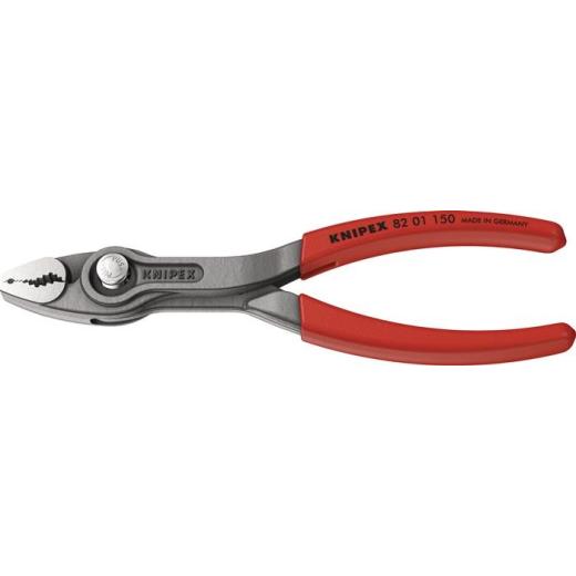 Frontgreifzange TwinGrip L.150mm pol.Ku.-Überzug schwarz atram.KNIPEX