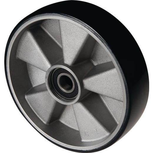 Lenkrad Polyurethan Naben-L.43mm Rad-B.50mm D.200mm Guss-Felge