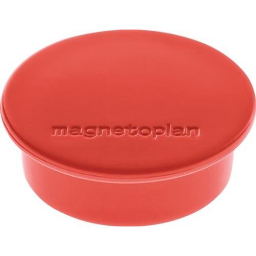 Magnet Premium D.40mm rot MAGNETOPLAN | 10 Stück