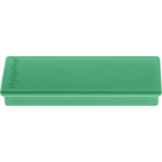 Rechteckmagnet B55xT22xS8mm grün MAGNETOPLAN | 10 Stück