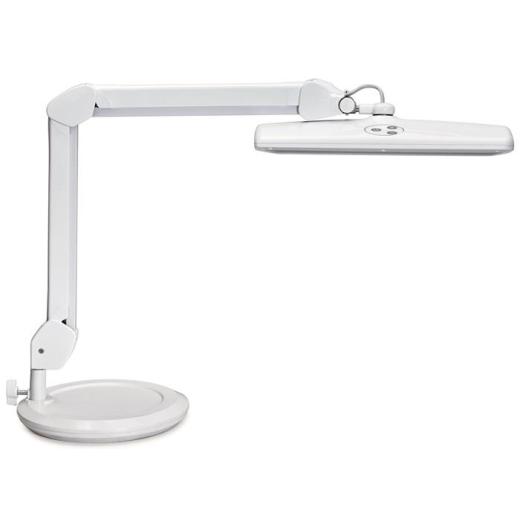 Schreibtischleuchte Metall/Kunststoff weiß H.460mm Standfuß LED MAUL