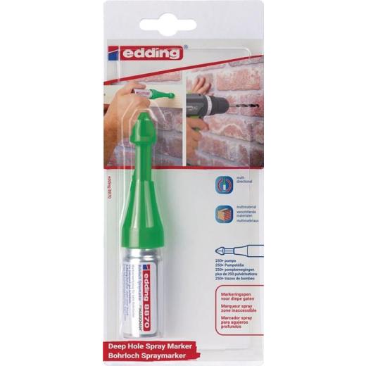 Bohrloch-Spraymarker 8870 neongrün Düse EDDING