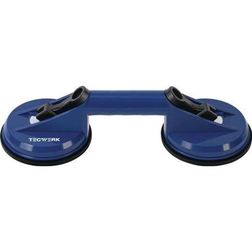 Saugheber Trgf.80kg Kopf-D.118mm 2 Köpfe ABS Ku.TECWERK