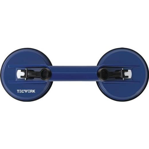 Saugheber Trgf.80kg Kopf-D.118mm 2 Köpfe ABS Ku.TECWERK