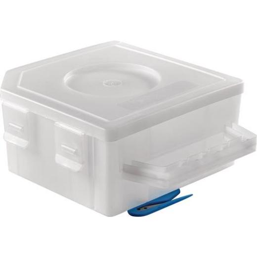 Warnbandspender transp.m.eingebautem Messer L200xB100xH240mm WEMAS