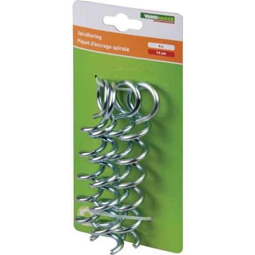 Spiralhering Metall,verz.L.15cm WINDHAGER | 6 Stück