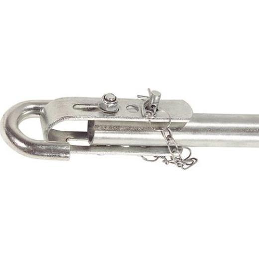 Abschleppstange verz.L1800xB70xH55mm 5,1kg rot/silber HP AUTOZUBEHÖR