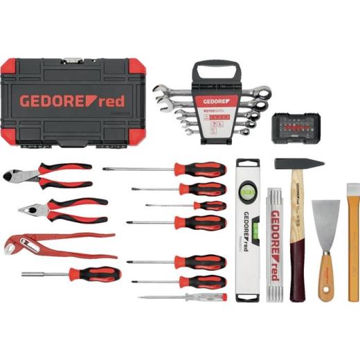 Werkzeugkoffer Meister XL-R21652101 100-tlg.GEDORE RED