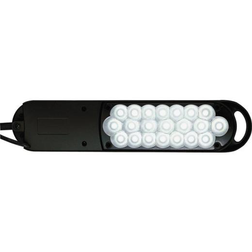 Schreibtischleuchte Metall/Ku.schwarz H.max.380mm m.Tischklemme m.LED