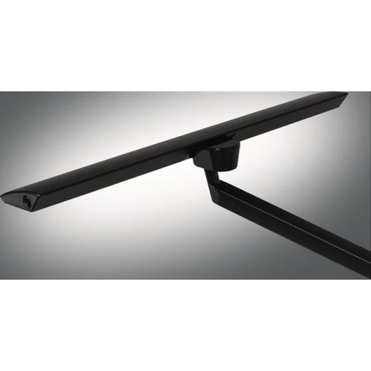 Schreibtischleuchte LED Zirkon Aluminium,ABS,Eisen,PC schwarz H.820mm m.Klemme