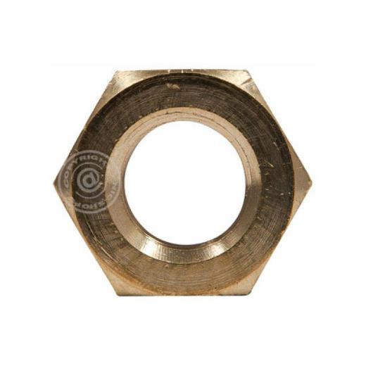 ISO 4032 | Messing galvanisch verchromt | Sechskantmuttern - ISO-Typ 1 | M 3 | 100 Stück