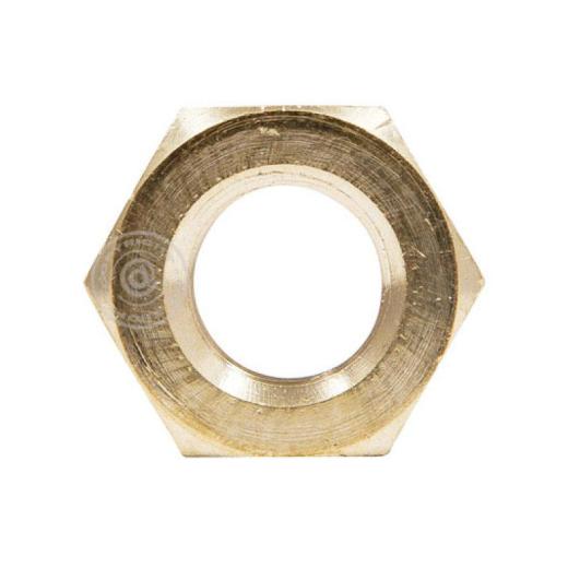 ISO 4032 | Messing galvanisch vernickelt | Sechskantmuttern - ISO-Typ 1 | M 16 | 250 Stück