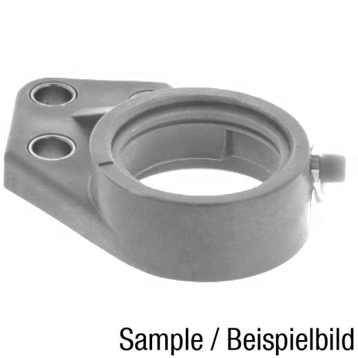 Flanschlagergehäuse FBL208 -WHITE 40 mm oval ZEN