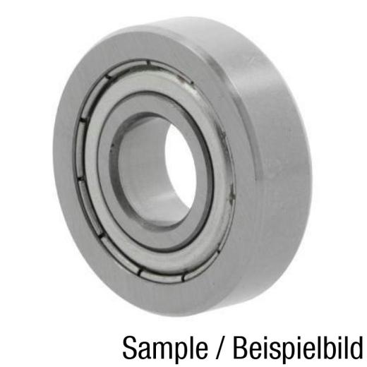 Laufrollen 361207 - ID 35 mm AD 80 mm Breite 17 mm 1St./VE NKE