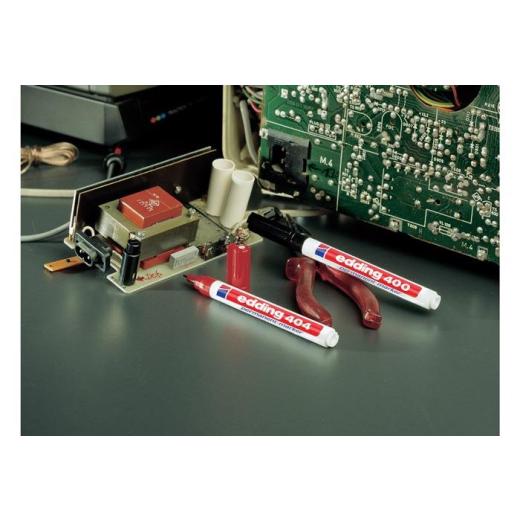 Permanentmarker 3000 rot Strich-B.1,5-3mm Rundspitze EDDING | 10 Stück