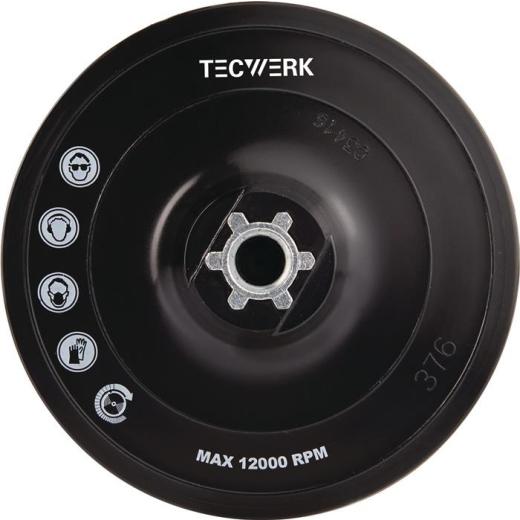 Stützteller D.150mm M14 kletthaftend TECWERK